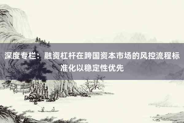 深度专栏：融资杠杆在跨国资本市场的风控流程标准化以稳定性优先